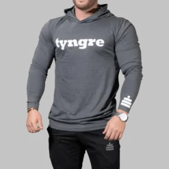 Hoodie Flow Mens Dark Grey