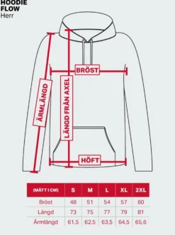 Hoodie Flow Mens Green