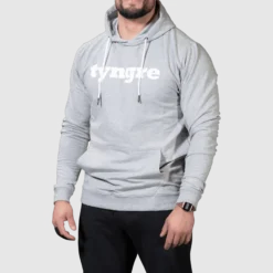 Hoodie Work Mens Light Grey