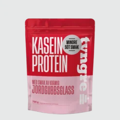 Kasein Krämig Jordgubbsglass Mindre Söt Smak