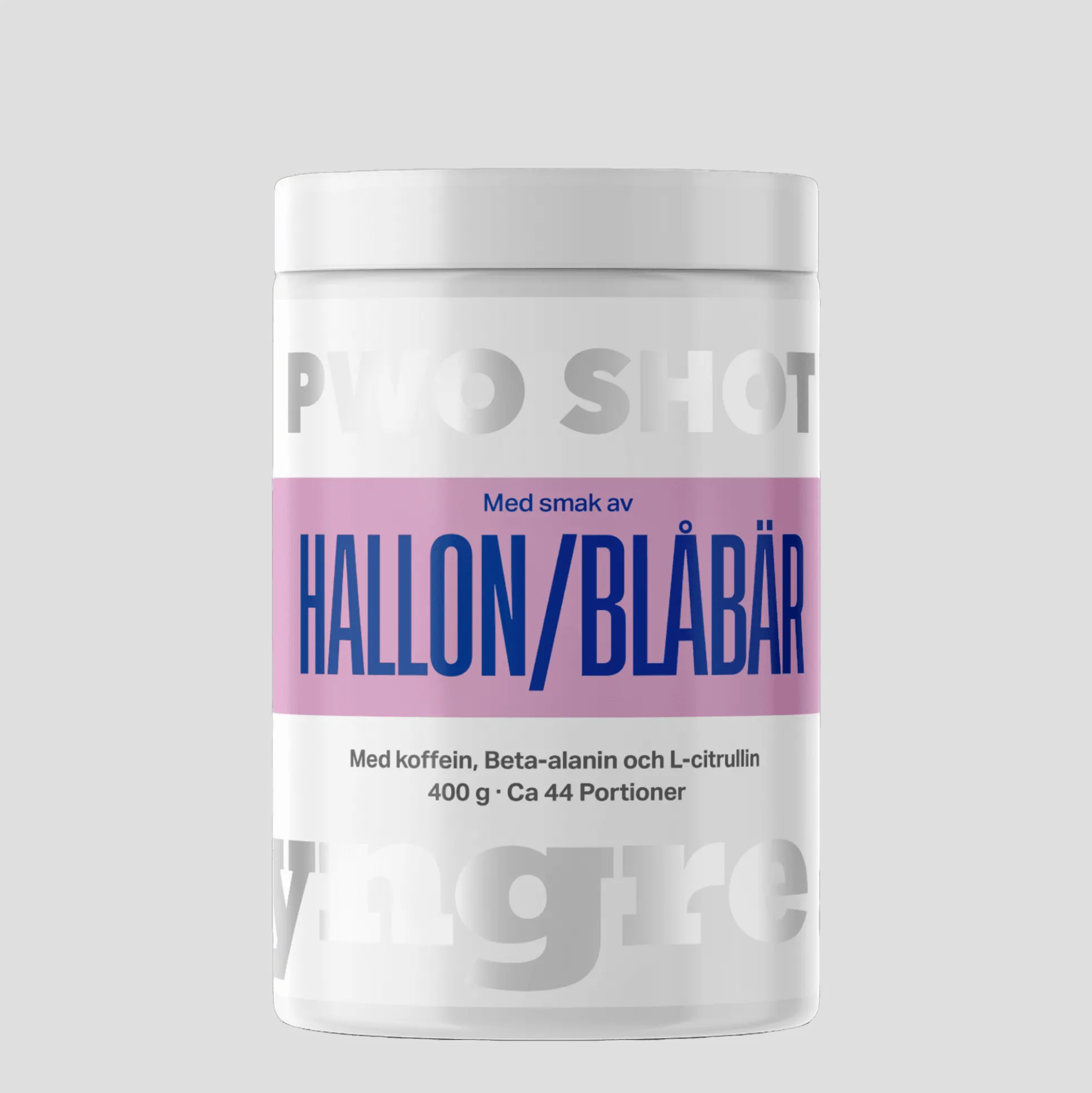 PWO Shot Hallon/Blåbär