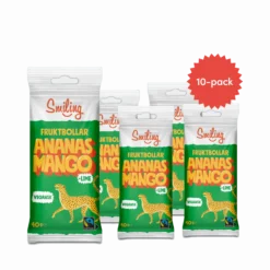 Smiling Fruktbollar Ananas/Mango/Lime 10-pack