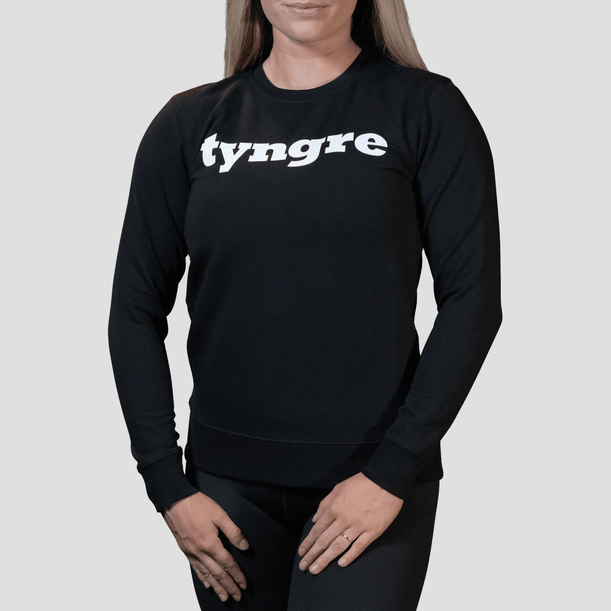 Sweatshirt Work Womens Black