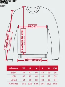 Sweatshirt Work Womens Black