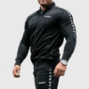 Tracksuit Jacket Mens Black