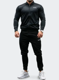 Tracksuit Jacket Mens Black