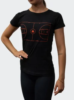 T-Shirt Basketball Womens Black