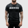 T-Shirt Burgers Mens Black