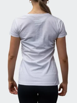 T-Shirt Football Womens White