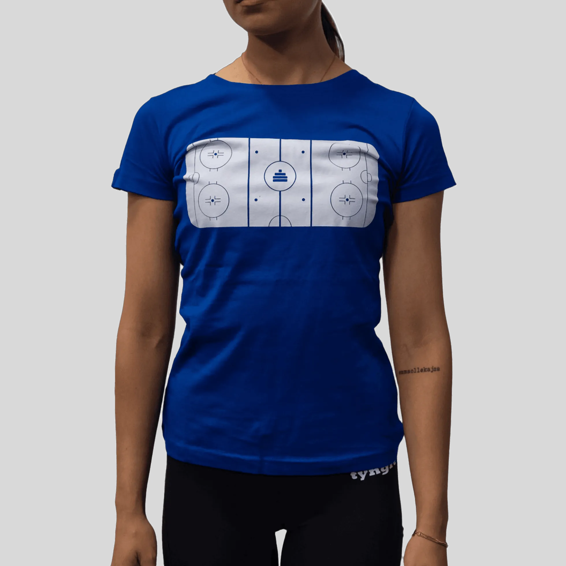 T-Shirt Hockey Womens Royal Blue