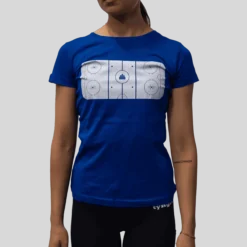 T-Shirt Hockey Womens Royal Blue