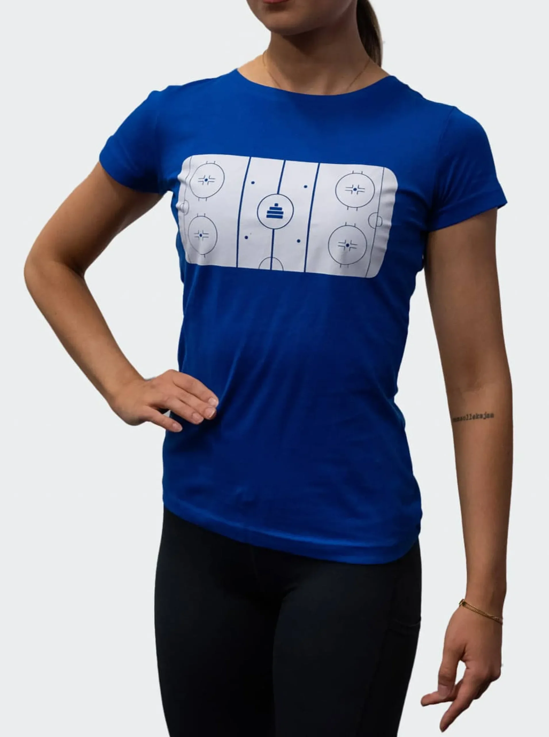 T-Shirt Hockey Womens Royal Blue