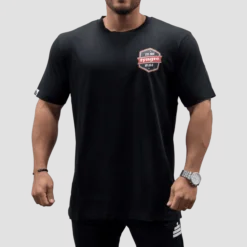 T-Shirt Loose Fit A&A Mens Black