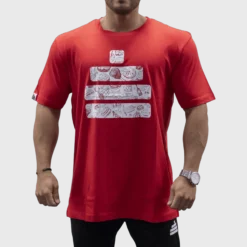 T-Shirt Loose Fit Food Mens Red