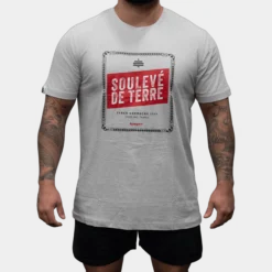 T-Shirt Loose Fit Soulevé de Terre Mens Warm Gray