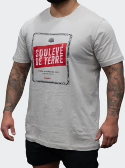 T-Shirt Loose Fit Soulevé de Terre Mens Warm Gray