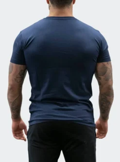 T-Shirt Pose Mens Navy/Orange