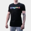 T-Shirt Rainbow Mens Black