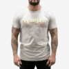 T-Shirt Retro Mens Warm Grey