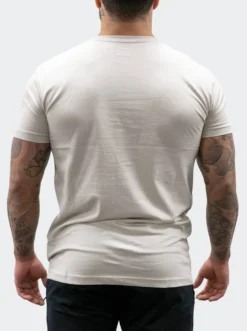 T-Shirt Retro Mens Warm Grey