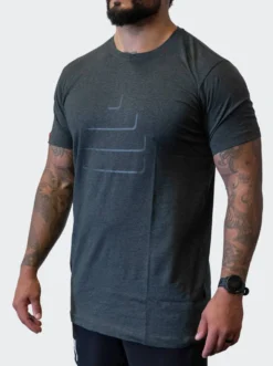 T-Shirt Silhouette Mens Black Melange
