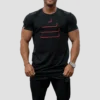 T-Shirt Silhouette Mens Black/Red