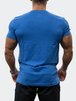 T-Shirt Silhouette Mens Deep Blue Melange
