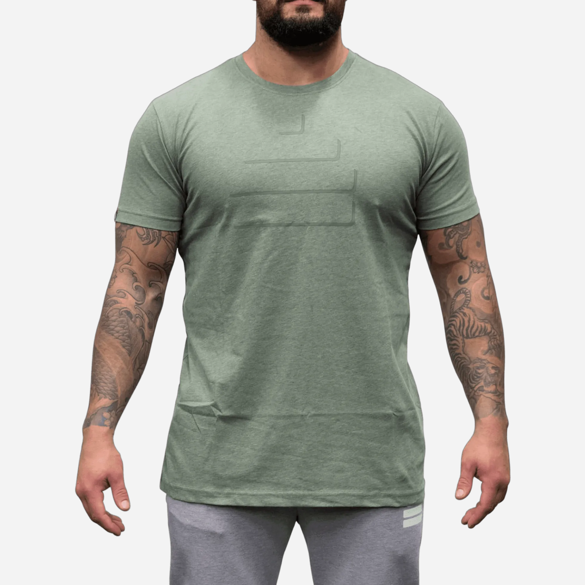 T-Shirt Silhouette Mens Green