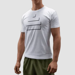 T-Shirt Silhouette Mens White/Black