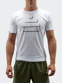 T-Shirt Silhouette Mens White/Black