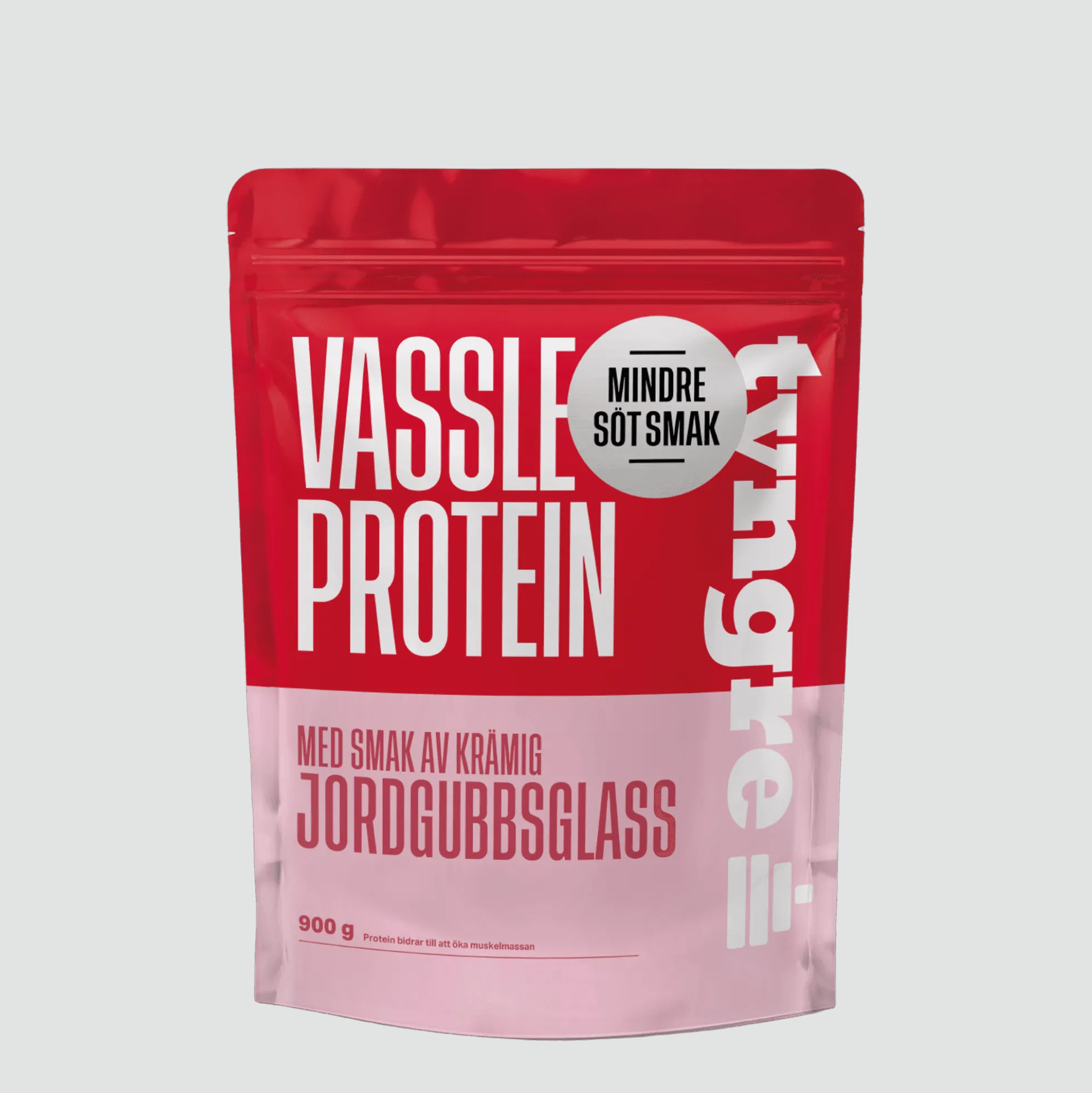 Vassle Krämig Jordgubbsglass Mindre Söt Smak