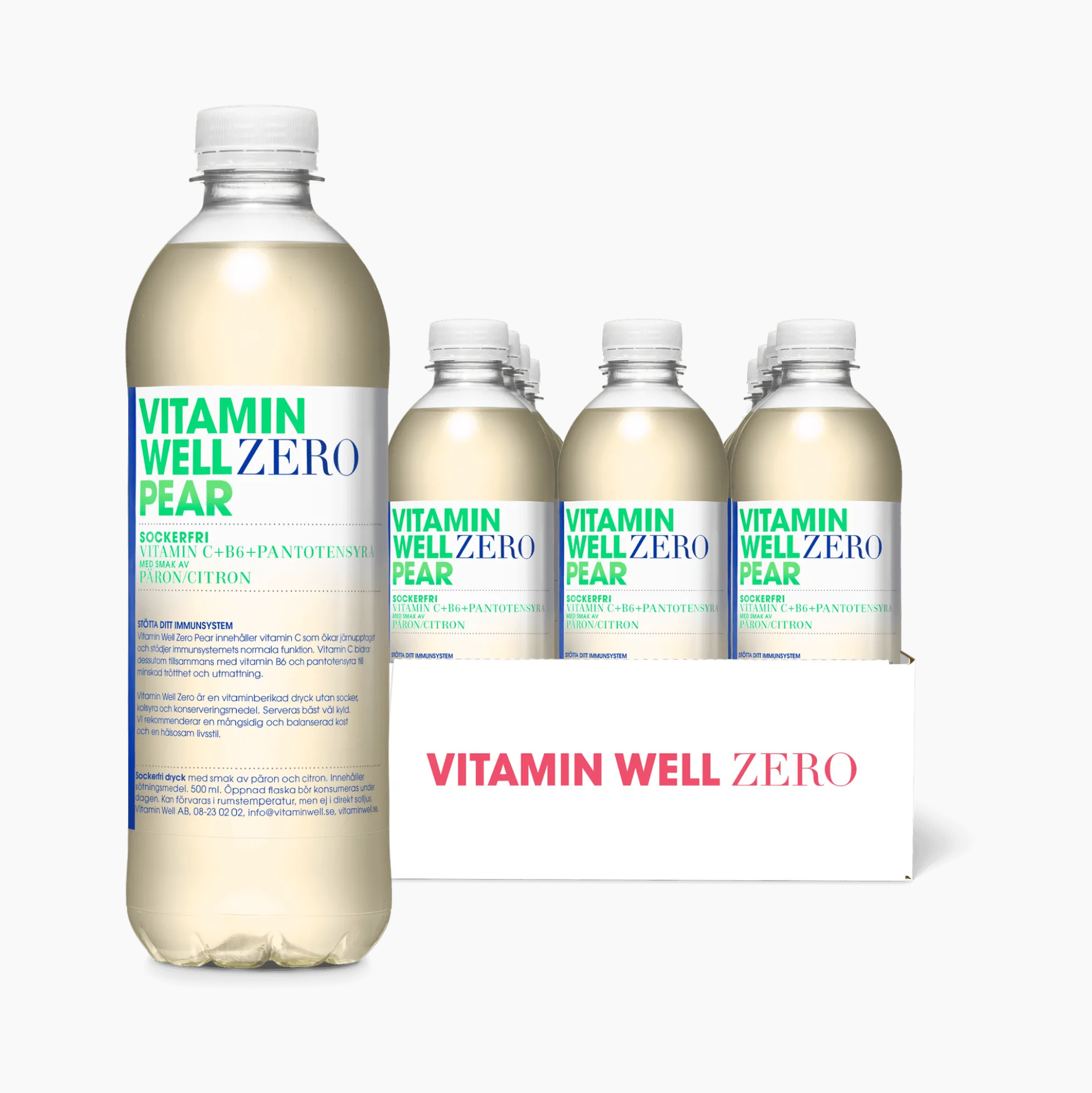 Vitamin Well Zero Pear 12-pack