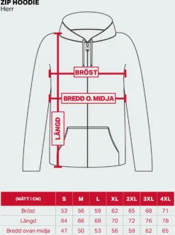 Zip-Hoodie Mens Green Melange